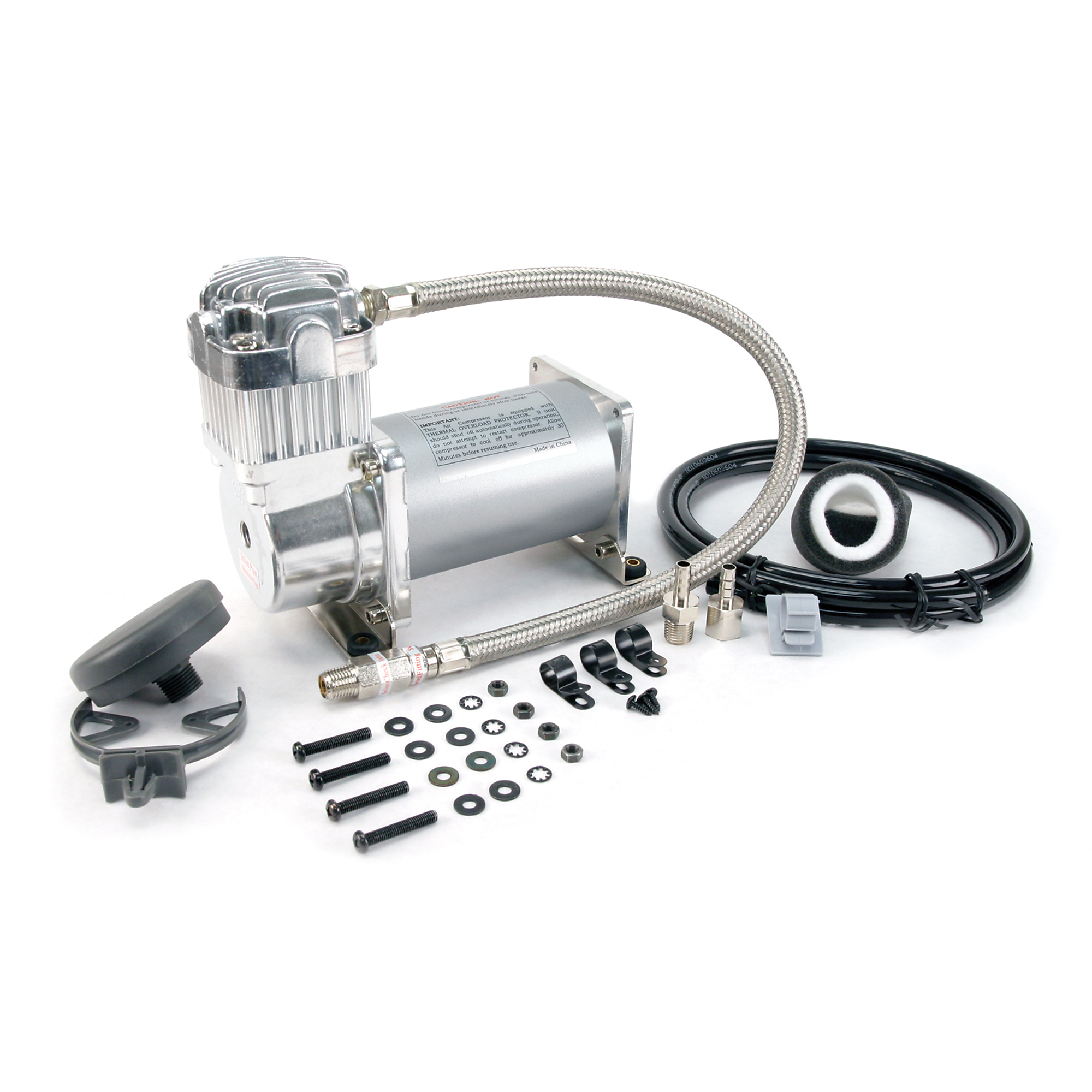 VIAIR 325C Electric Air Compressor Kit, 5 Gallons, 150 PSI, Silver, Model# 325c